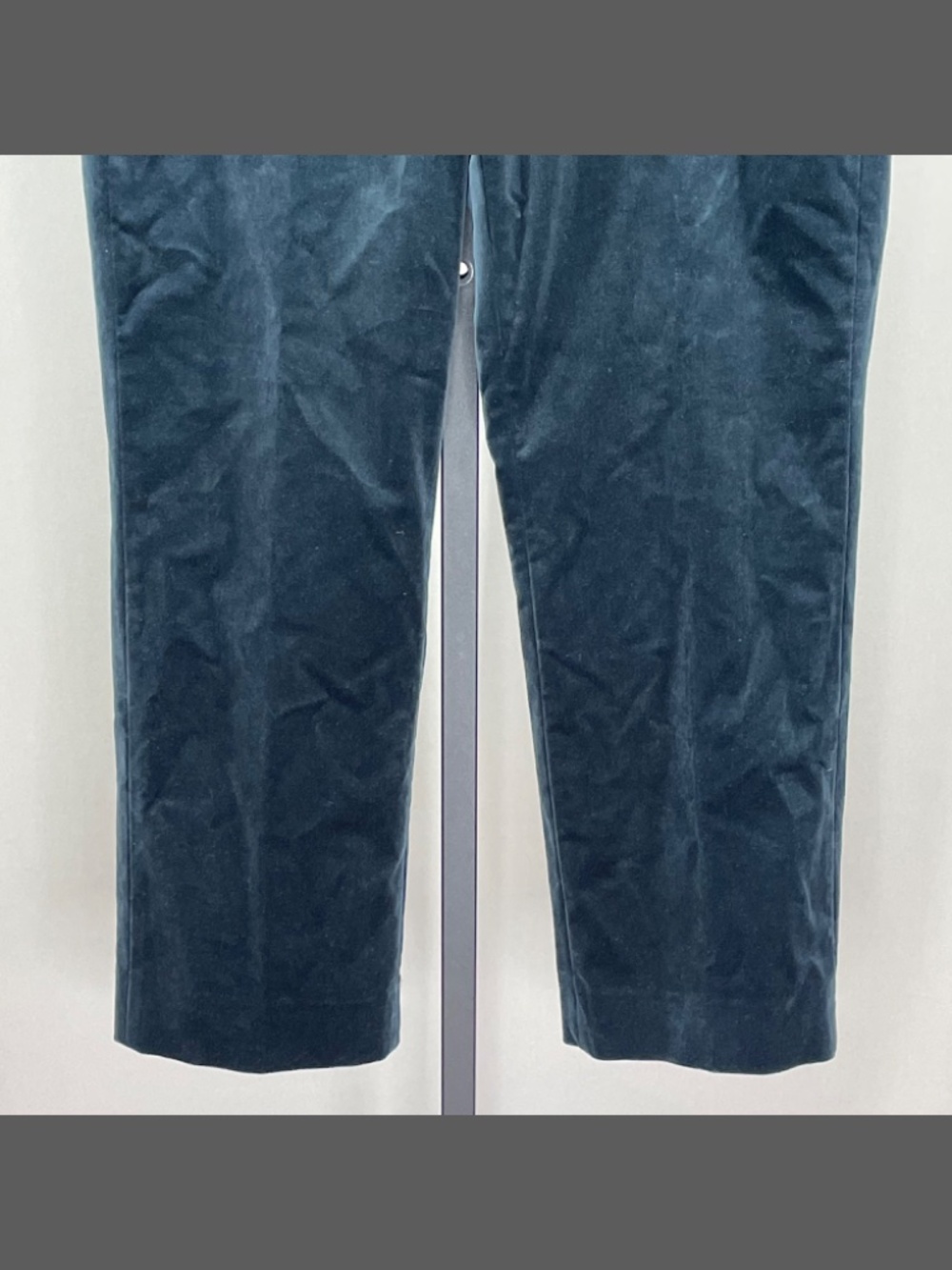 NEW J Crew Pants Womens 14 black velvet Kate straight leg preppy classic - Picture 3 of 11